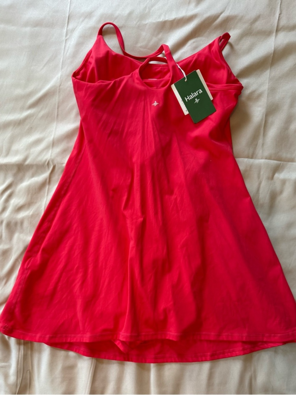 HALARA Easy-Peasy tennis dress, built in cup support & shorts with pockets